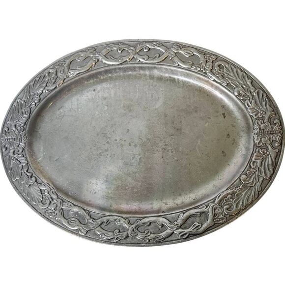Charter Club Other - Vintage Charter Club oval metal alloy serving platter. 1997.